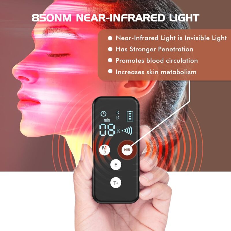 LED Red Light Lamp Face with Cooling Mask - Image 5